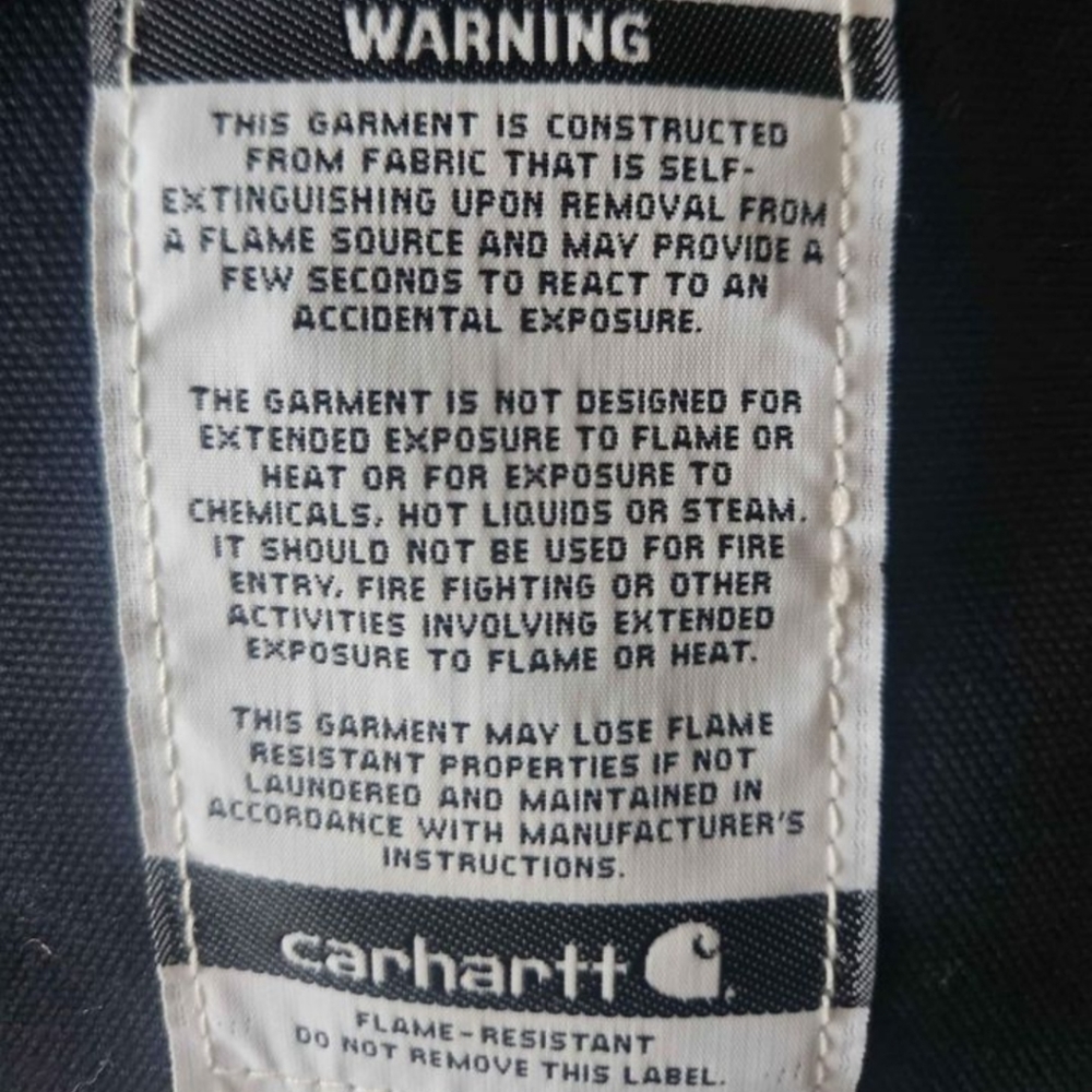 *NEW* CARHARTT  FLAME-RESISTANT DUCK TRADITIONAL COAT/QUILT-LINED *NWOT* - Picture 5 of 8